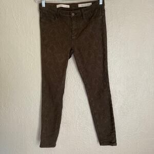 Pilcro and the Letterpress Serif Textured Pants Size 28